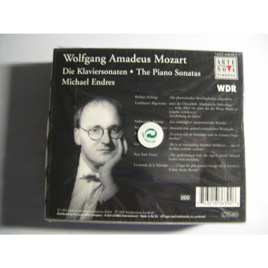 Mozart   The Piano Sonatas   Michael Endres CDs    CD