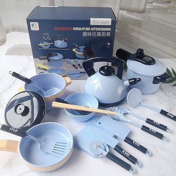 🔥【安全品質】家家酒玩具廚房 仿真廚房玩具 家家酒玩具組 模擬做飯套裝 過家家廚房玩具 迷你廚房 兒童生日禮物