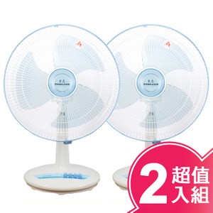 【東亮】14吋桌扇(顏色隨機)(二入組)TL-1403
