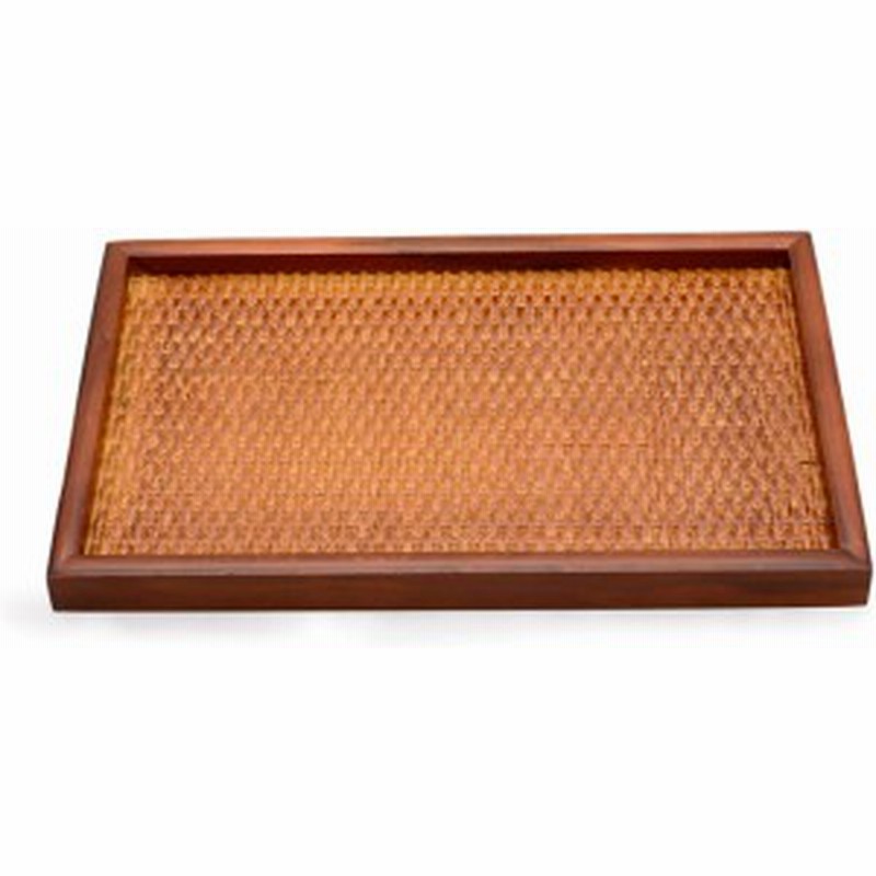 トレー 木製 籐 卓上用トレイ 盆 お盆トレイ ランチトレー 長角膳 長手盆 おしゃれ 長方形 漆塗り レクタングル すべらない 洗える テ 通販 Lineポイント最大get Lineショッピング