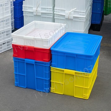 ☆優選熱賣☆塑膠箱 加厚塑膠箱 塑膠收納箱 物料盒 五金工具盒 周轉箱 物流箱 塑膠周轉箱 塑膠筐 加厚周轉箱