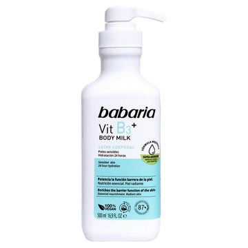 Babaria B3菸鹼醯胺美肌煥白 500ml 嫩白保濕 身體乳液  1瓶