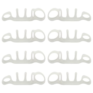 美儀分趾套 白色 4對  8 x 2 x 1.6cm  1組