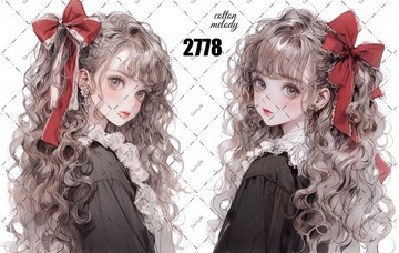 original sticker no.2778 人物貼紙 原創貼紙 原創人物貼紙 裝飾貼紙 cotton melody