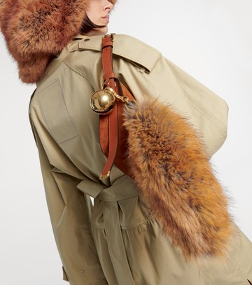 Burberry Leather-trimmed bag charm