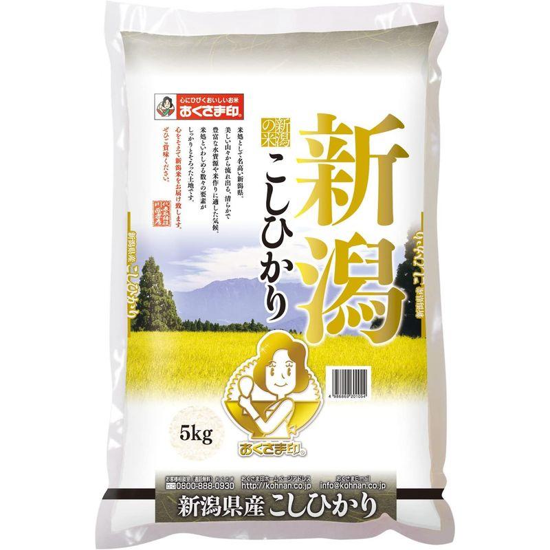 精米新潟県産 白米 こしひかり 5kg 令和4年産