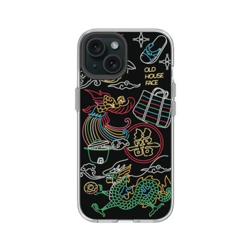 iPhone 15 Clear 透明 - 老屋顏 Old House Face - 台灣霓虹
