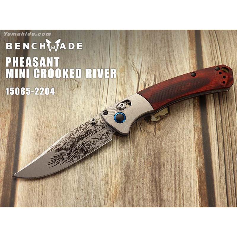 ベンチメイド 15085-2204 ミニ クルックド リバー 彫金 Bnechmade PHEASANT MINI CROOKED RIVER