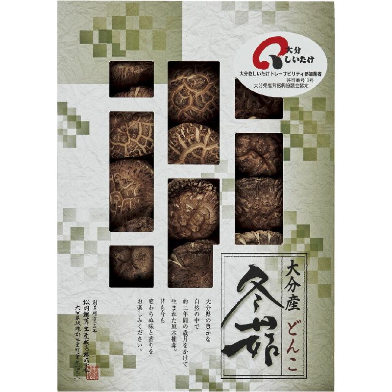 冬の贈り物お歳暮　大分産椎茸どんこ 大分産原木乾椎茸どんこ（80g）