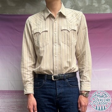 Folklore Classic 美式40s復古重磅條紋燈芯絨西部襯衫 牛仔襯衫 Western Shirt
