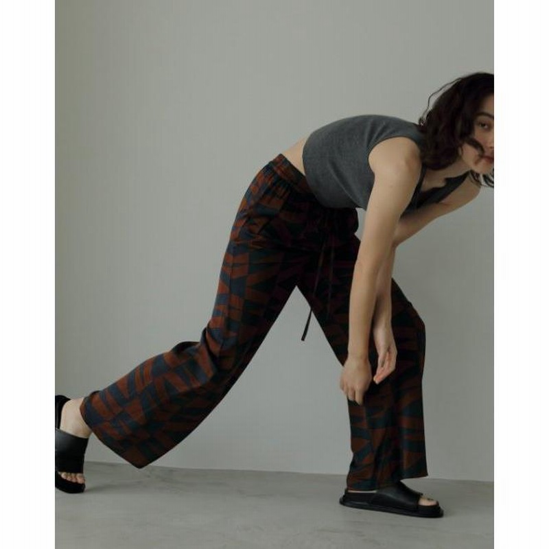 anuke（アンヌーク）の「anuke Geometric Satin Pants 62410711