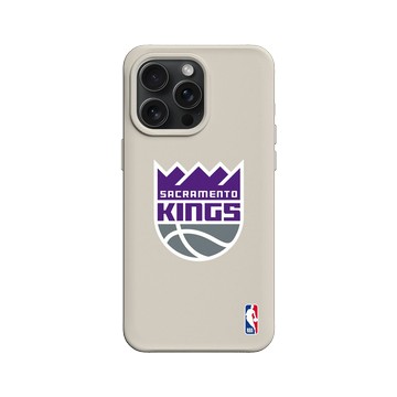 iPhone 15 Pro Max SolidX 貝殼灰 - NBA - Logo-沙加緬度國王 Sacramento Kings