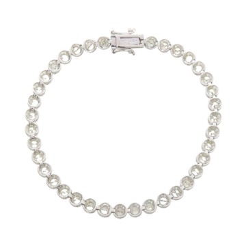 JEWELRY 無品牌珠寶 18K白金 鑽石 手環 手鏈 【二手名牌BRAND OFF】