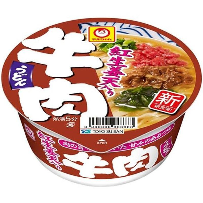 東洋水産 紅生姜天入り 牛肉うどん 87g×12個入