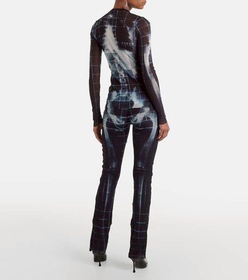 Jean Paul Gaultier Squeletor mesh top