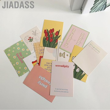 Jiadass Jiadass牆裝飾卡鬱金香花幾何色塊宿舍韓國風格照片道具