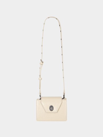 Square Travel Compact Premium Mini Bag [beige]