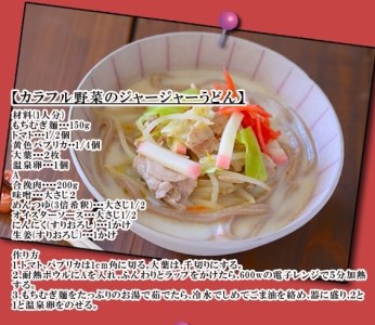 もっちもちもち麦うどん5セット(300ｇ×5)