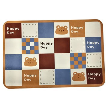 BonBon naturel 軟式珪藻土踏墊 Set  40 x 60cm  小熊 多色  2個