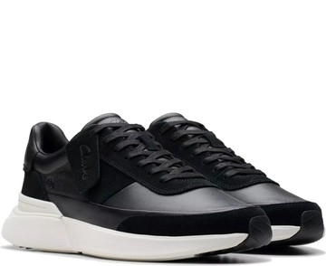 CLARKS CRAFT PACE LEISURE 平底鞋 黑色男款鞋子