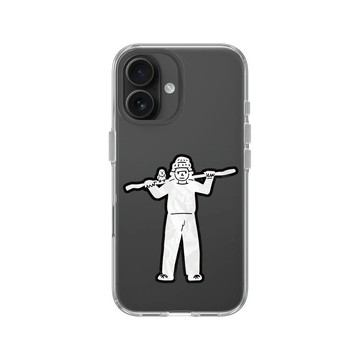 iPhone 16 Clear Case（相機按鈕） 透明 - Abei - MaskBoy, 棍子與小鳥