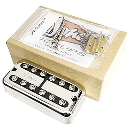 TV Jones PowerTron Guitar Bridge Pickup, Nickel, Universal Mount