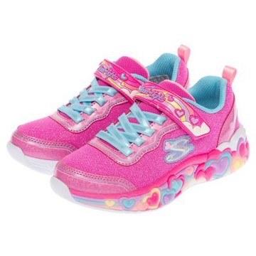 SKECHERS 女童系列 女童鞋 燈鞋 ETERNAL HEART LIGHTS - 302697LHPMT