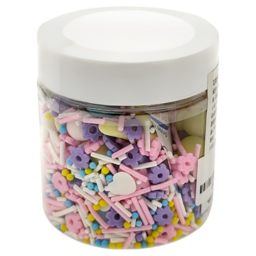 茂順食品 可食用裝飾糖果 花朵混款  85g  1罐
