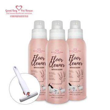 【GBPH好寶貝】寵物地板清潔劑 500mlx3瓶+贈小拖把