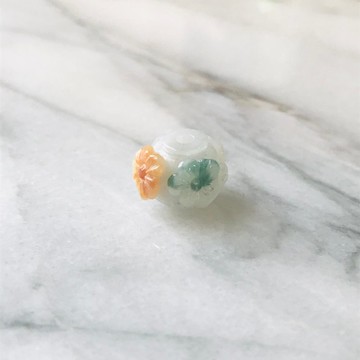 翡翠吊墜頂飾 天然石 緬甸產　彫刻　黄翡