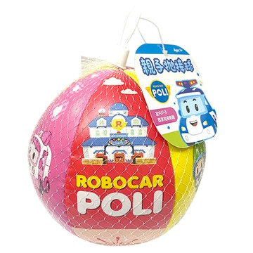 ROBOCAR POLI 波力 親子拋接球 GH-00005 1歲以上  6吋  1個