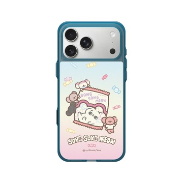 iPhone 17 Pro Max Clear (相機按鈕) 夜幕藍 - 爽爽貓 Song Song Meow by SECOND - 糖果派對