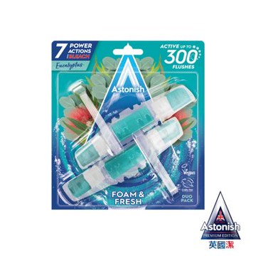 【Astonish】英國潔懸掛式除臭馬桶錠1盒(3款香味)(40gx2入)