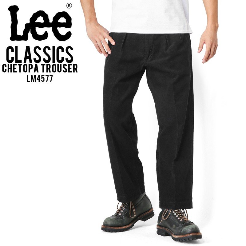 Lee リー Lm4577 Classics Chetopa Trouser 175 ブラック コーデュロイパンツ メンズ アメカジ ワークパンツ ゆったり 太め 太い ブランド T 通販 Lineポイント最大0 5 Get Lineショッピング