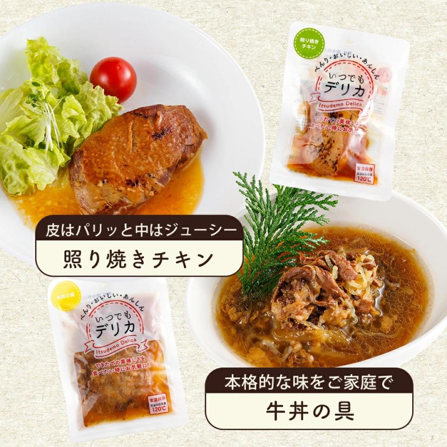 レトルト食品 総菜 総菜セット おかず 詰め合わせ 弁当 総菜 レトルト 常温保存 ごぼう牛肉のしぐれ煮 いつでもデリカ