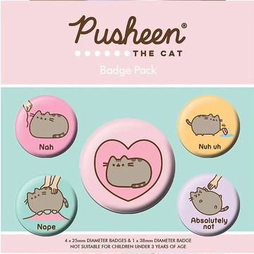 【胖吉貓】傲嬌胖吉貓徽章組/PUSHEEN