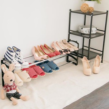 【ikloo】伸縮式鞋架組1入