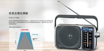 領券獨家最高9折 Panasonic 攜帶性收音機 RF-2400D