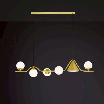 現代風金屬烤漆玻璃吊燈 08-0641