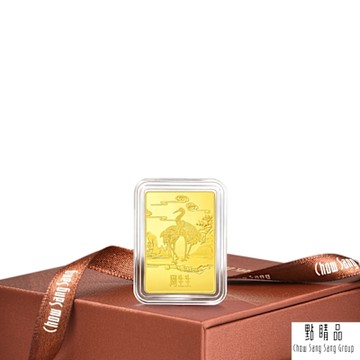 點睛品 點睛品 松齡鶴壽 珍藏黃金金片 1.33錢_計價黃金(5克)