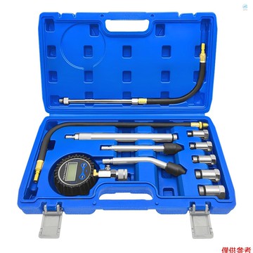 Crtw 氣缸壓縮測試儀 11 件發動機氣缸壓力檢測測試儀