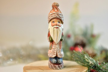 可收藏的俄羅斯聖誕老人 12 厘米