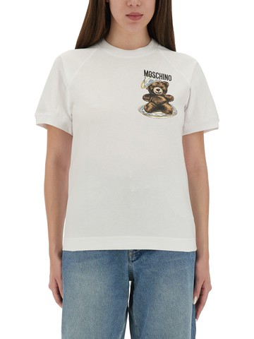 moschino t-shirt with "teddy" print