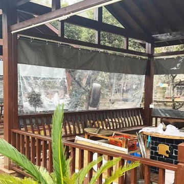 拼接款透明雨布可開門亞馬遜跨境廠家直發貨源多規格防水布