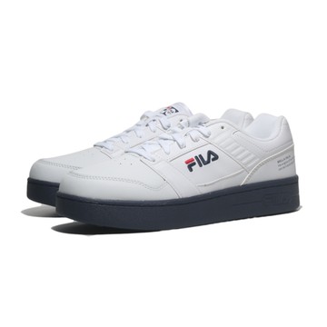 FILA 休閒鞋 白紫 基本款 情侶鞋 男女 4C901W133