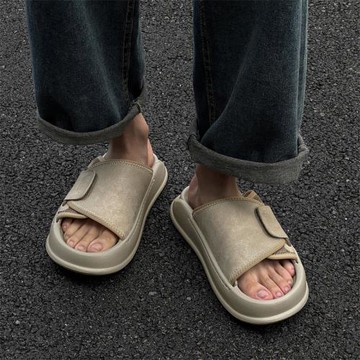 涼鞋男夏季外穿2025新款潮流網紅戶休閑涼拖沙灘鞋371229-J