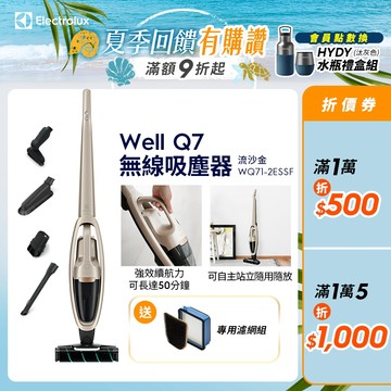 Electrolux 伊萊克斯 Well Q7 無線吸塵器 WQ71-2ESSF