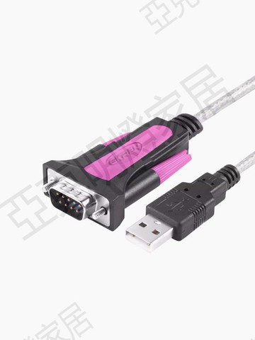 【GKREN】原裝PL2303GT芯片USB轉RS232串口調試線DB9九孔九針公頭【亞德機械五金家居】