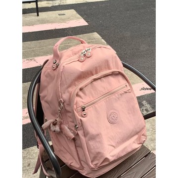 ✨書包 後背包 雙肩包 高級感新款雙肩包女背包輕便尼龍帆布學生大容量電腦包書包