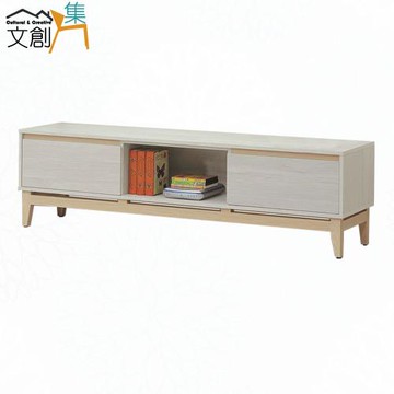 文創集 歌斯5.9尺二抽電視櫃